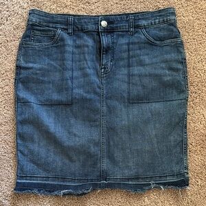 Style & Co Blue Casual Pencil Skirt